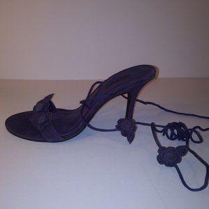 Unlisted by Kenneth Cole Purple Suede Sandals Size 9.5 NWT